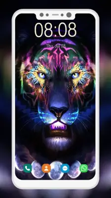 Neon Animals Wallpapers android App screenshot 3