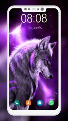 Neon Animals Wallpapers android App screenshot 4